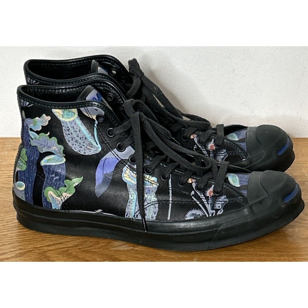 Converse Jack Purcell Signature High "Carnivorous Print" sneakers Leather Mens 9
